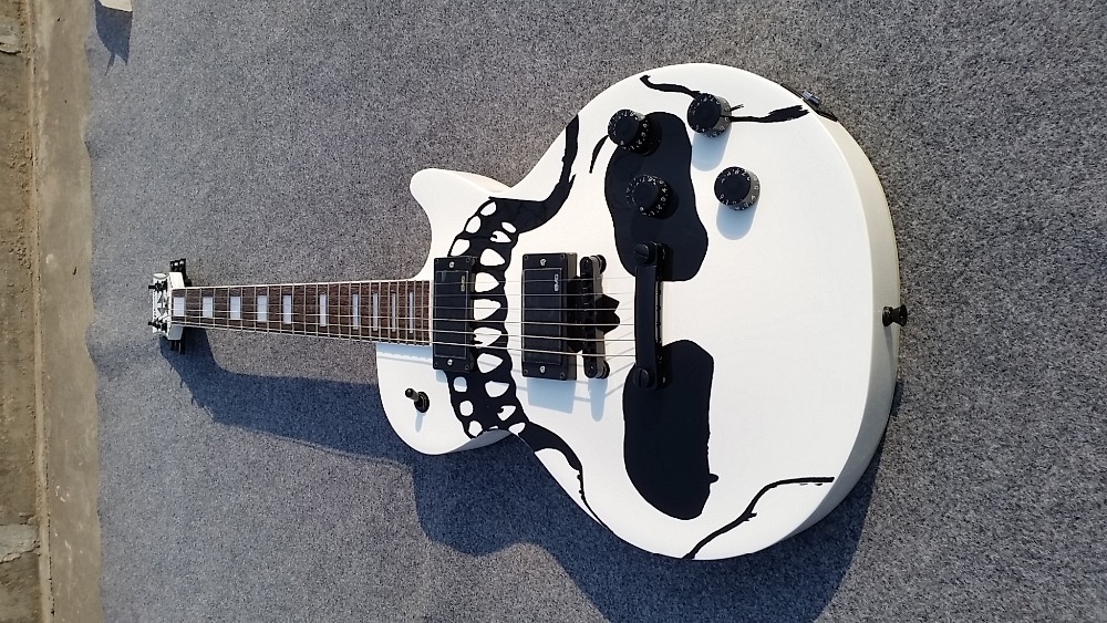 skull-very-good-guitar-Direct-Manufacturer-national-electric-guitar-LP-free-shopping-and-you-can-custom